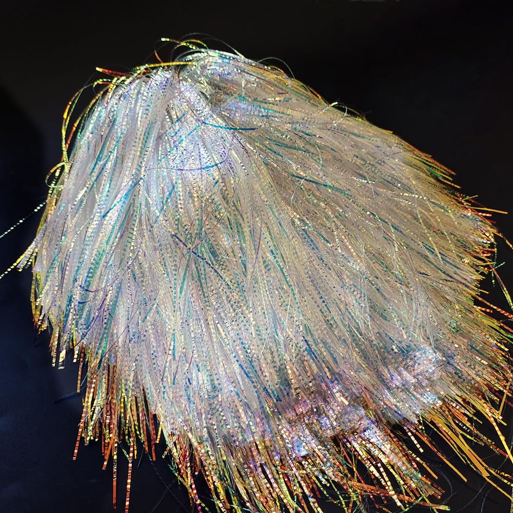 Quintathletic spinnerbait strands provide reflective action in water.