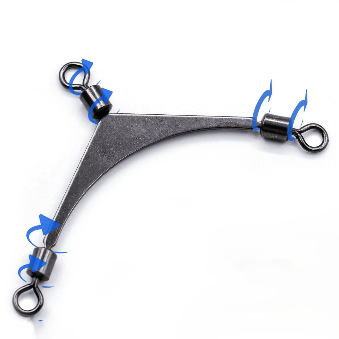 Quintathletic spreader bar break-away mechanism prevents gear loss.