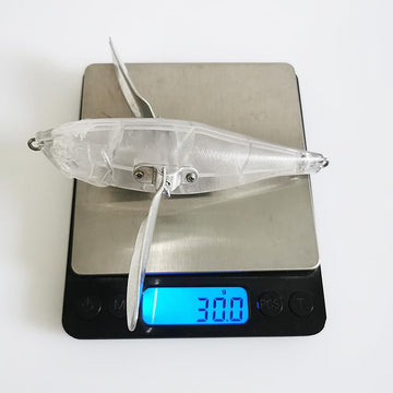 Quintathletic unpainted blank lure for personalized color patterns