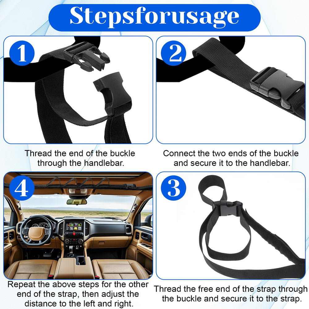 Universal fit for SUV, truck, and station wagon with four grabbers