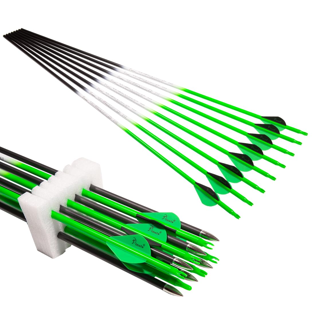 QunYing carbon arrows pack 28-30 inch for practice and target shooting
