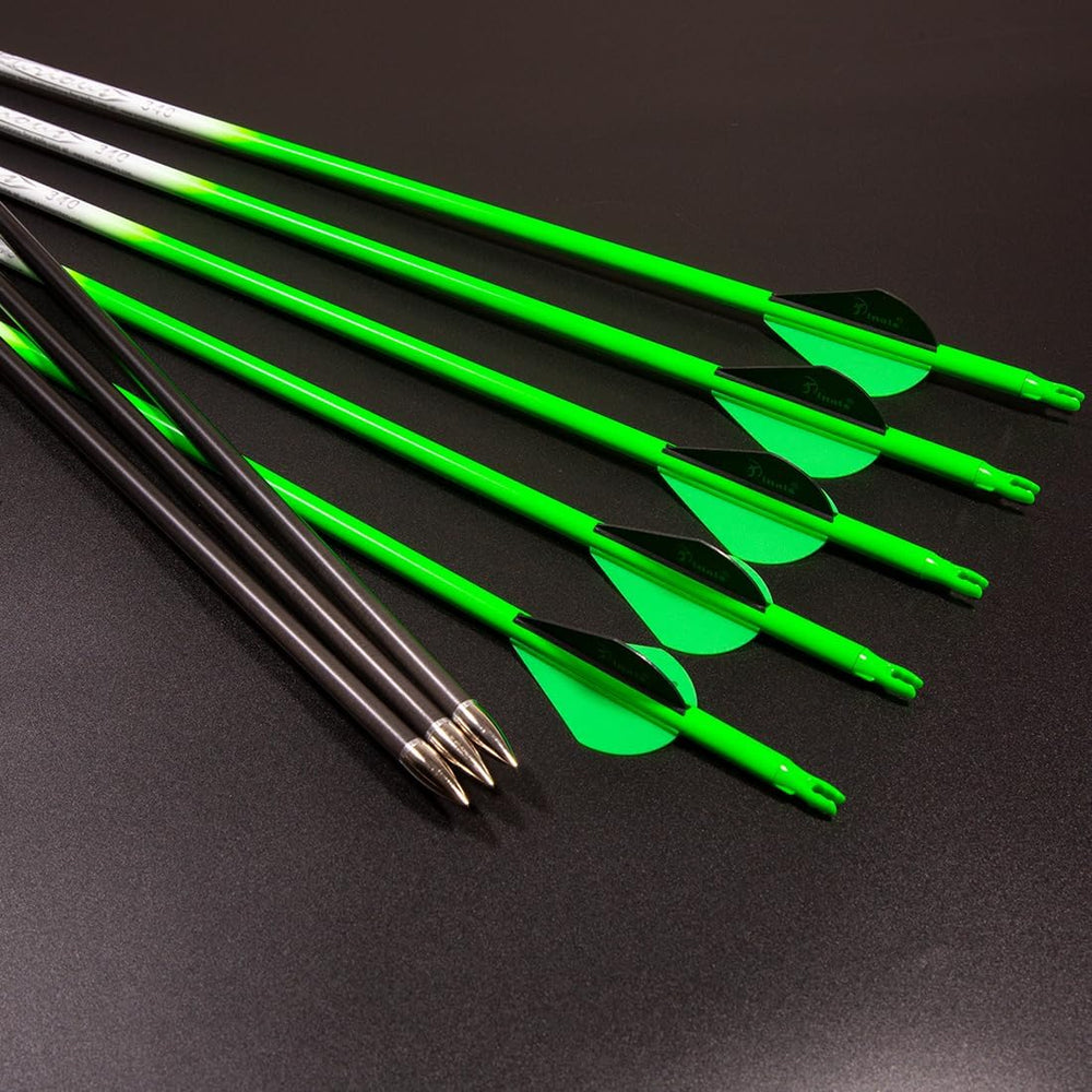QunYing carbon arrow 28-inch 340 spine for versatile recurve use