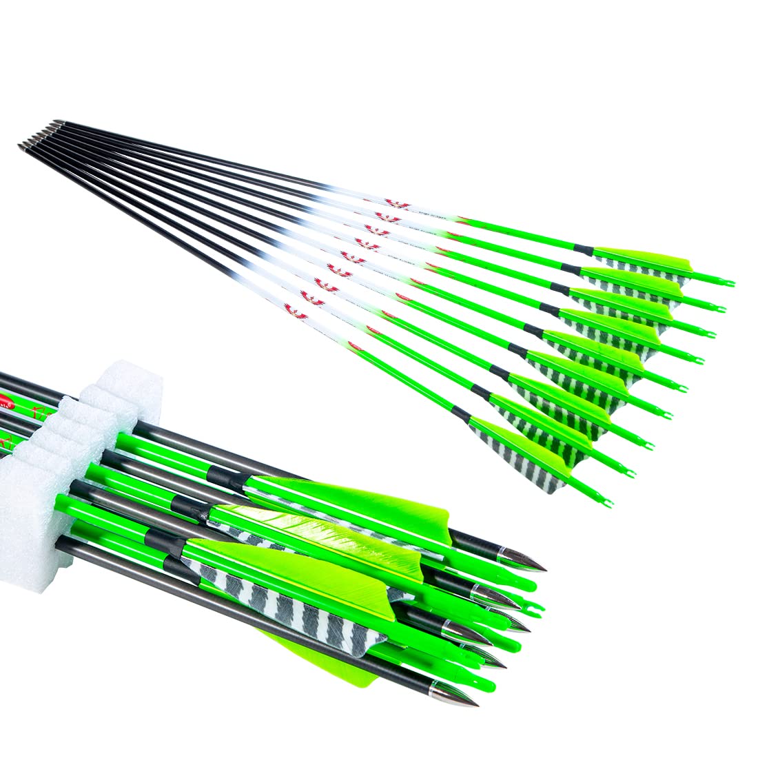 QunYing carbon arrow shaft 31 inches with 600 spine for precision practice