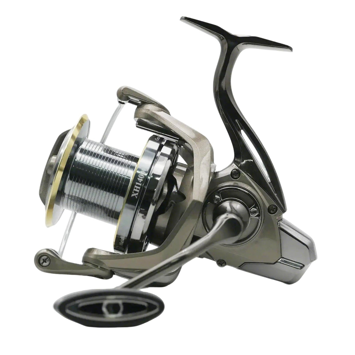 QUORELYNX 14000 drag system for heavy saltwater casting and long battles.