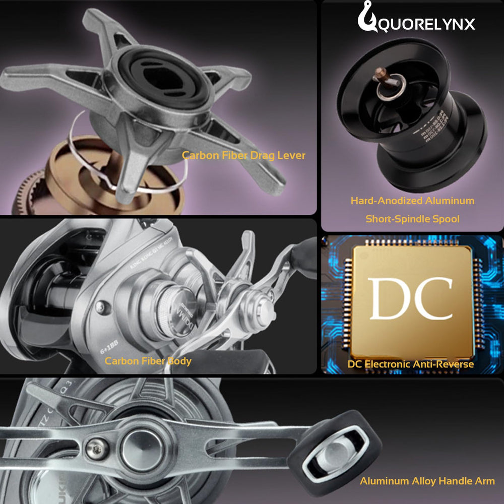 QUORELYNX integrated magnet system improves line control during casts
