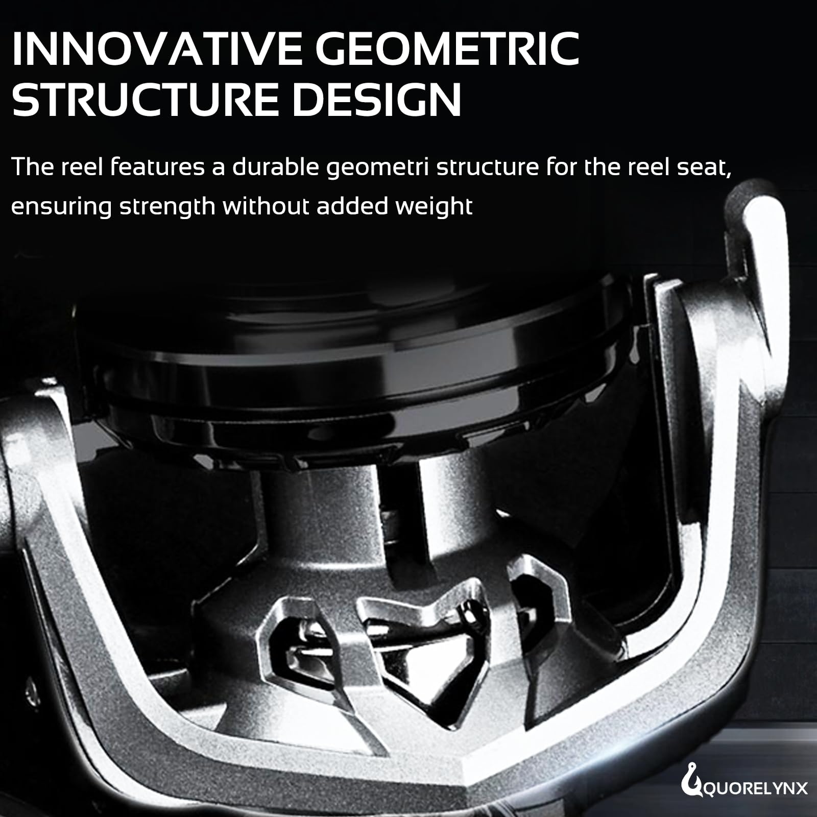 QUORELYNX reel saltwater ready body resisting corrosion for offshore use