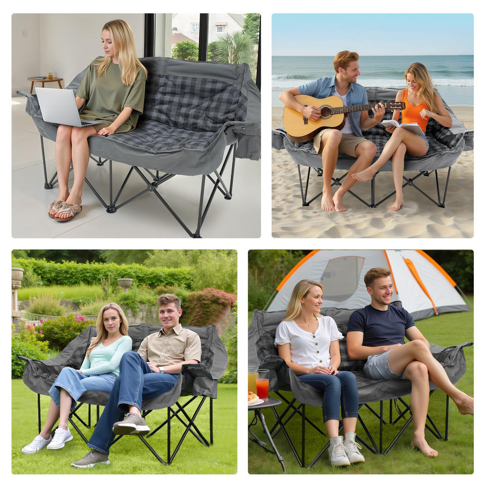QUYUAN outdoor chair features five-layer fabric for comfort and durability.