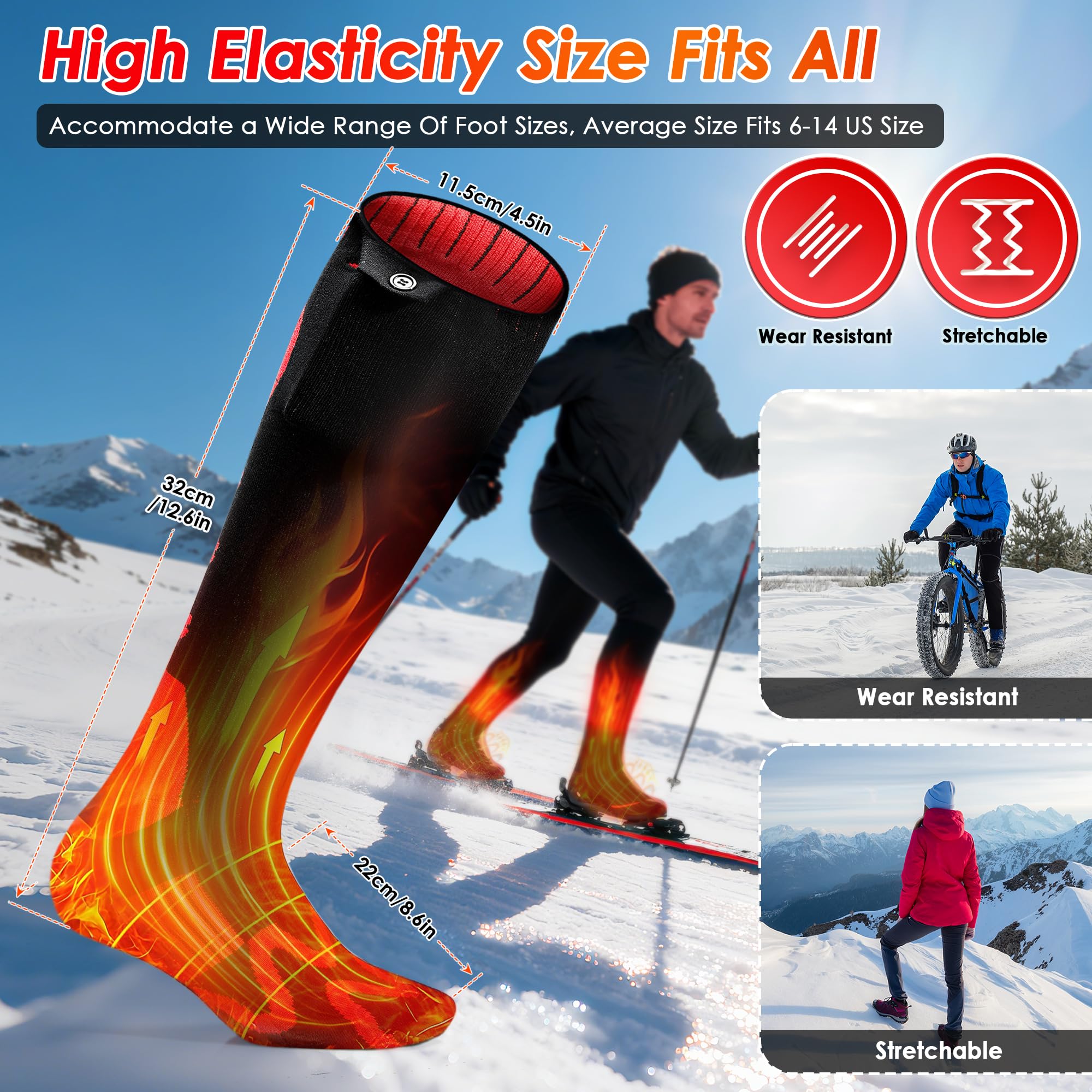 Qvamodo heat-settings control lets you tailor warmth without apps for varied outdoor conditions.