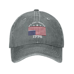 QVXHKP We The People 1776 logo hat, side view, iconic design for casual outfits.