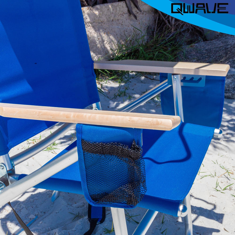 Qwave lightweight aluminum frame supports adults with a 250 lb capacity.