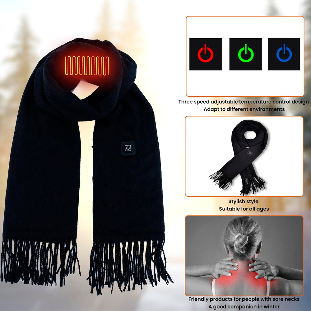QZUnique heated set USB connection shows quick heat up on the go.
