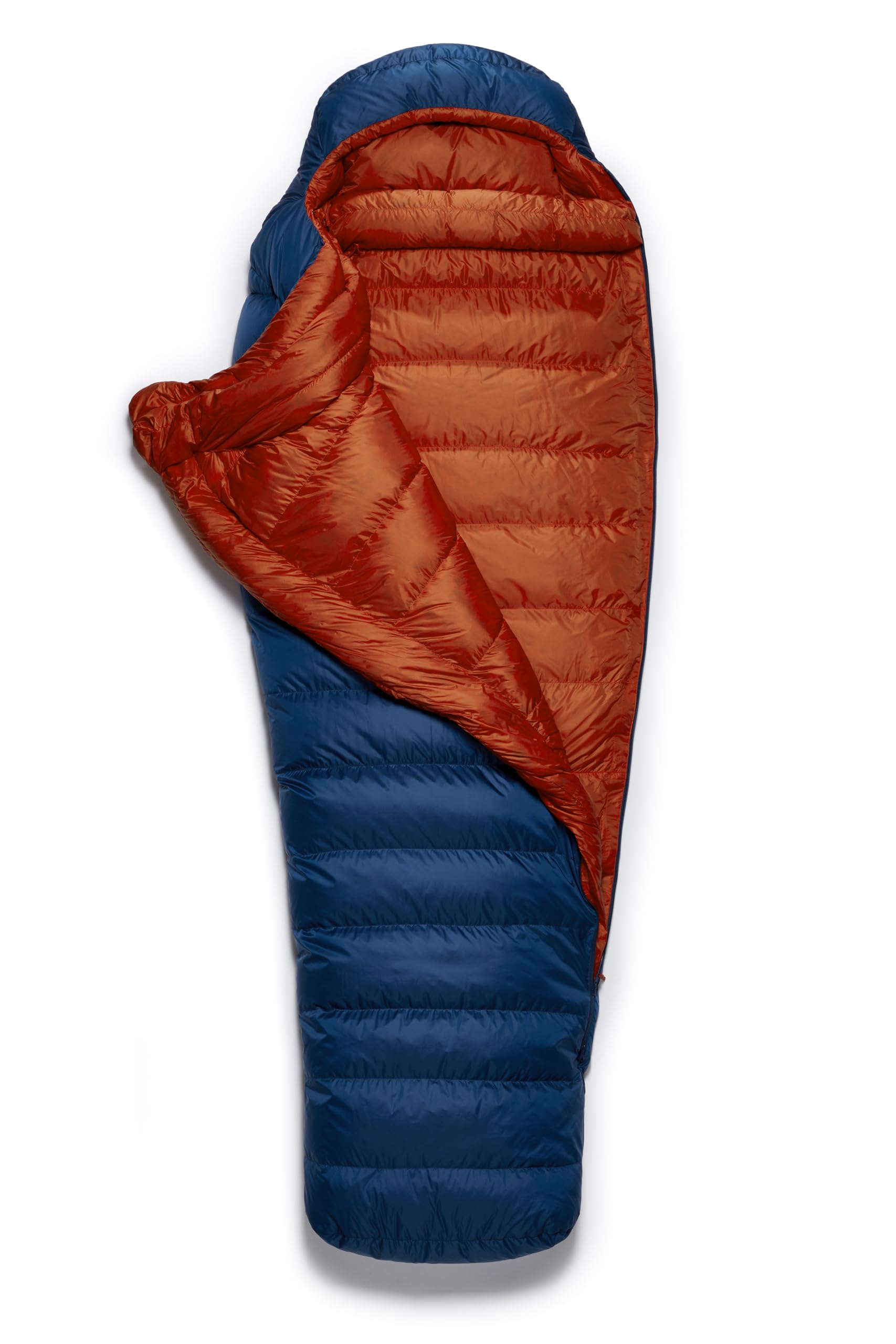 Rab Ascent Down Sleeping Bag lightweight yet protective shell for varied conditions.