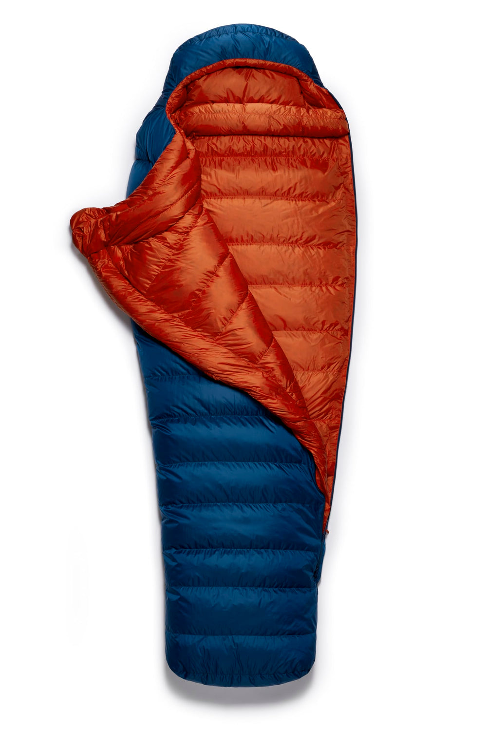 Rab Ascent Down Sleeping Bag lightweight yet protective shell for varied conditions.