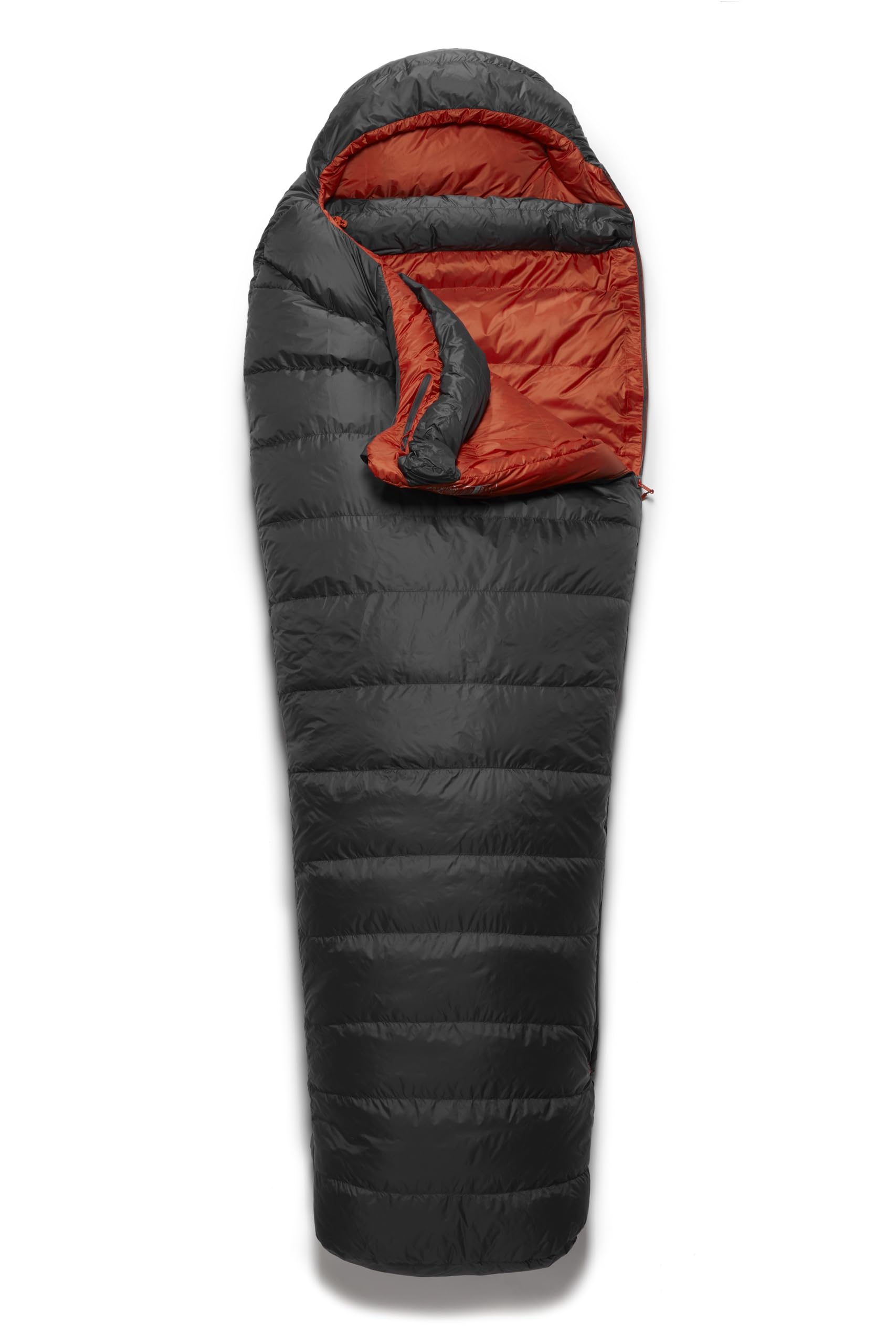 Rab Ascent Down Sleeping Bag mummy shape, roomy fit for comfortable sleep