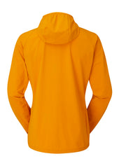 Rab Borealis Jacket side view highlights hip-length coverage for active outdoor use