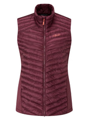 Rab Cirrus Flex 2.0 Vest front view shows compact warmth for outdoor wear.