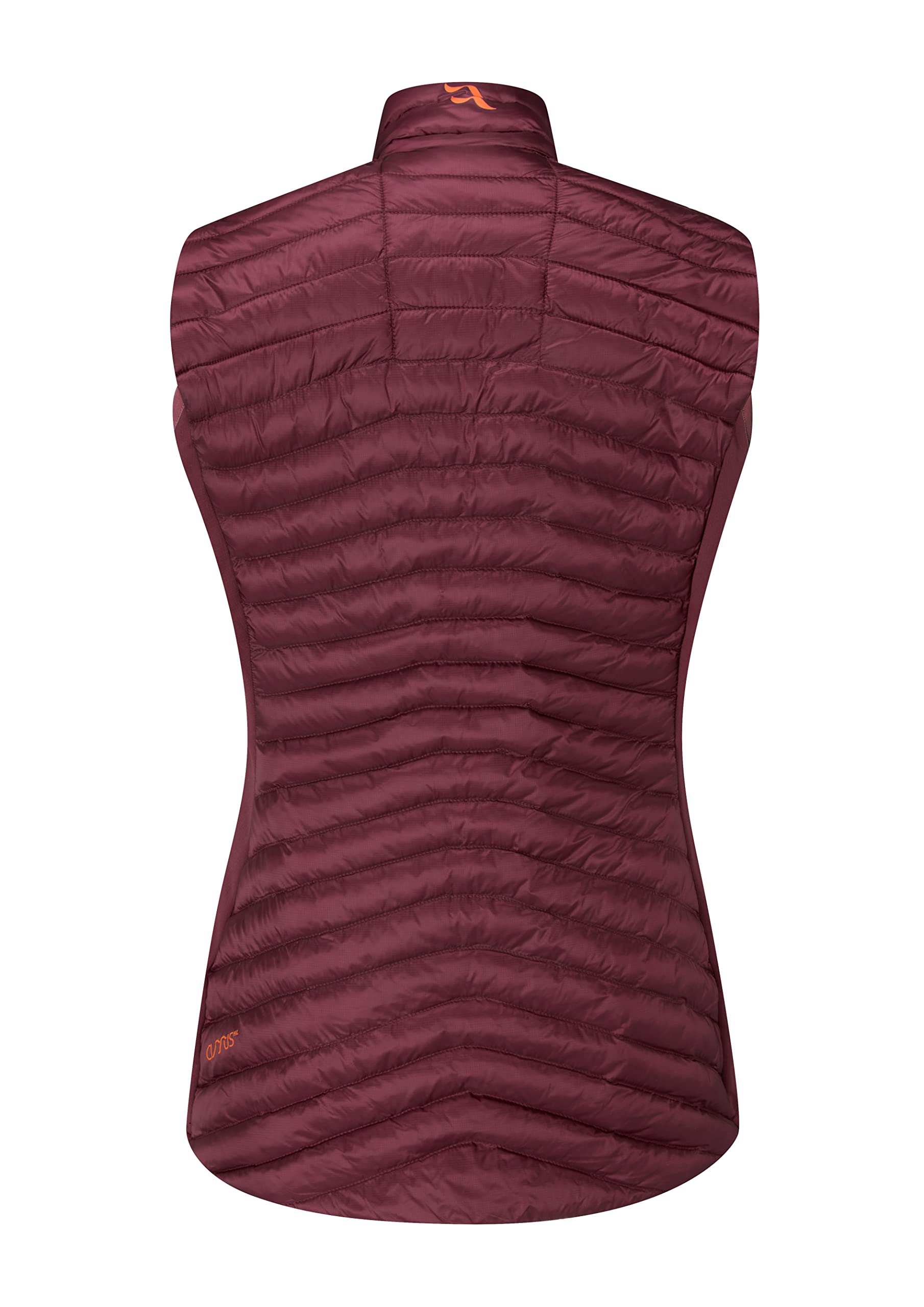 Rab Cirrus Flex 2.0 Vest packed in its own pocket for easy packing.