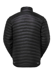 Rab Cirrus Flex jacket pocket detail with zippered storage on the interior.