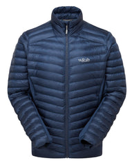 Rab Cirrus Flex jacket front view shows lightweight warmth for hiking and climbing
