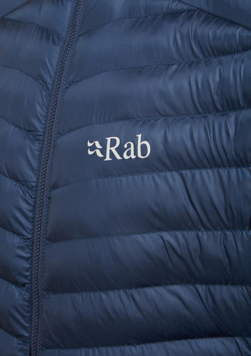 Rab Cirrus Flex packable-stowage pocket demonstrates compact travel readiness
