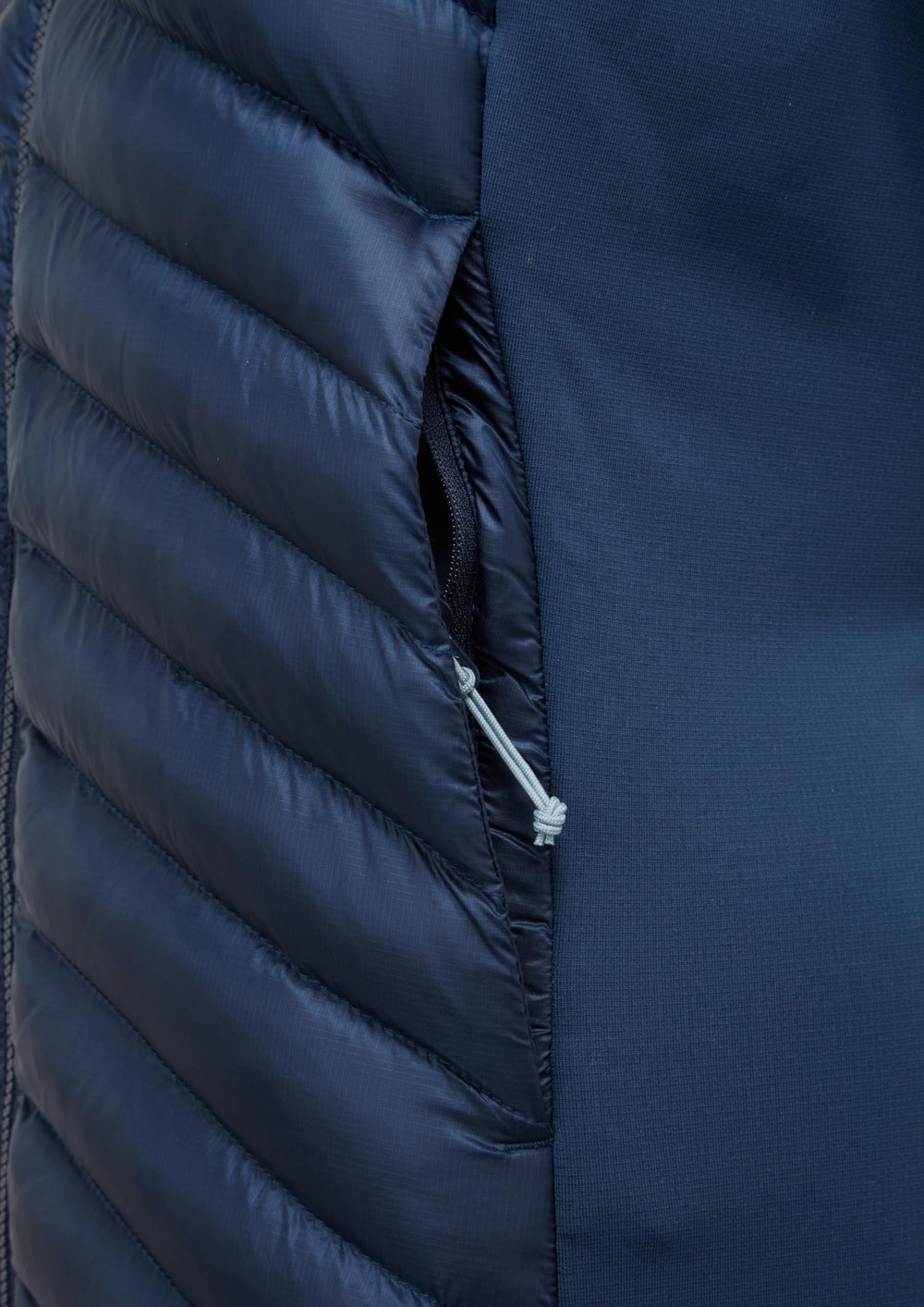 Rab Cirrus Flex Vest back view showing streamlined fit for climbing.