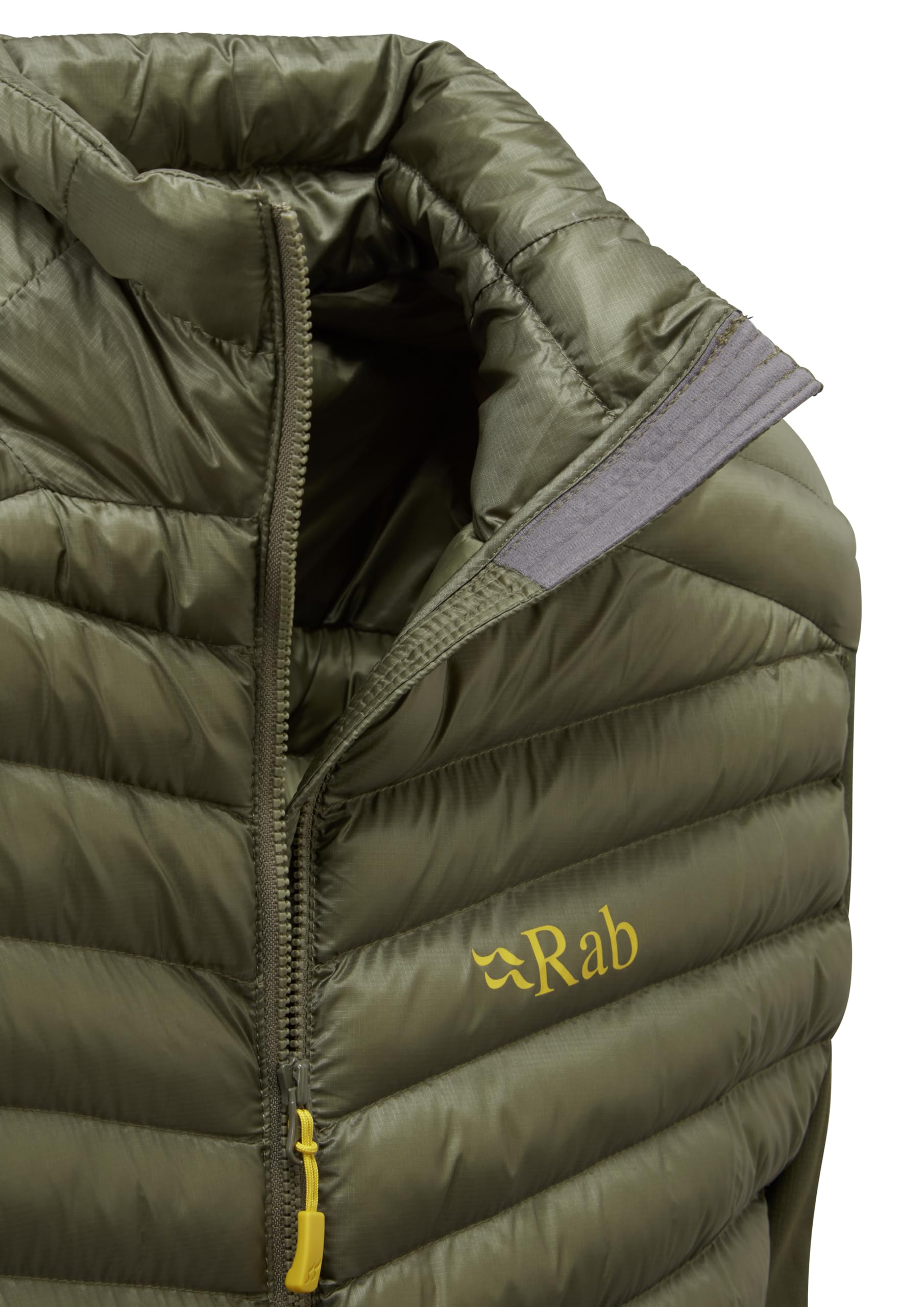 Rab Cirrus Flex Vest packs into its own pocket for travel.