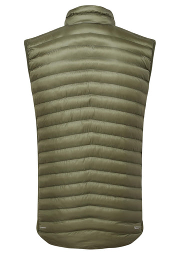 Rab Cirrus Flex Vest Pertex Quantum shell resists wind and water.