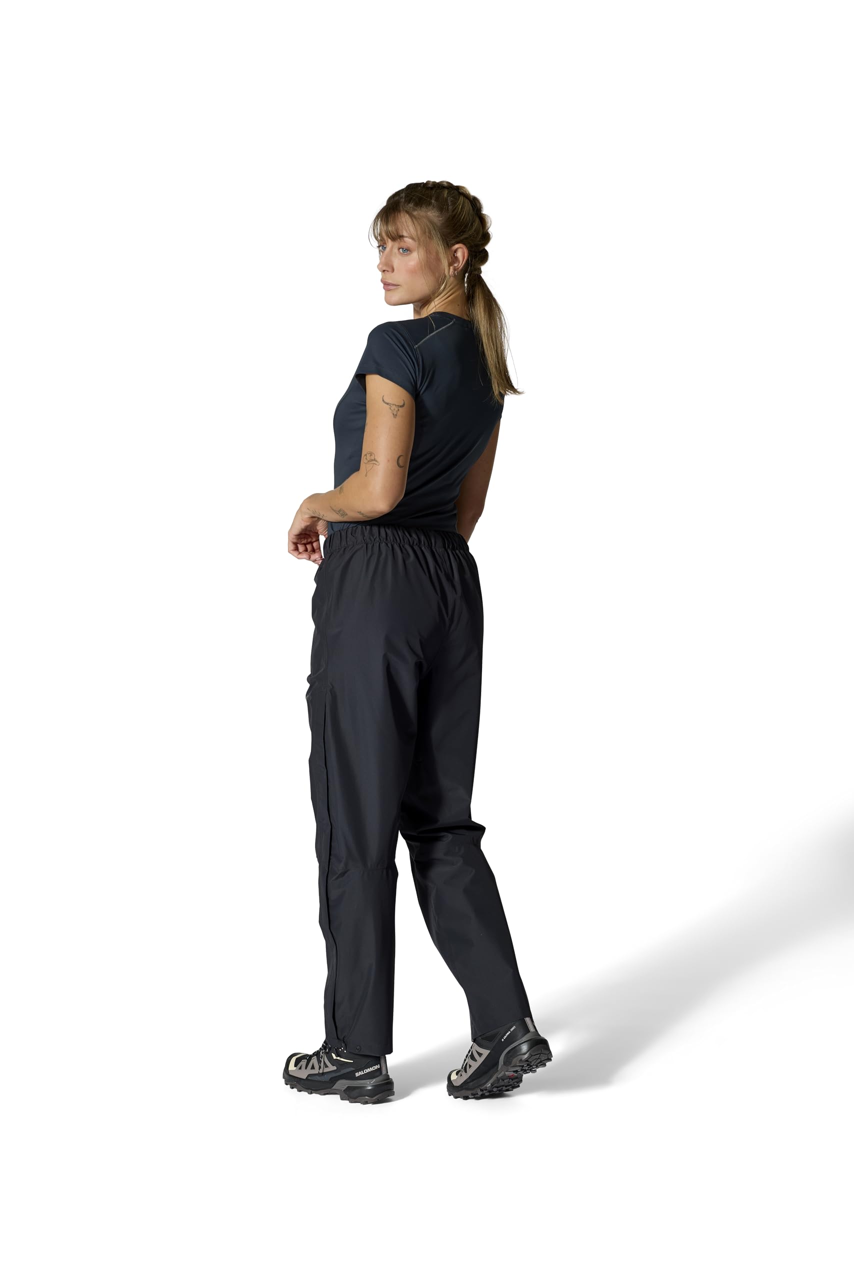 Rab Downpour Pants gusseted regular fit enables full mobility.