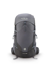Rab Exion 38L side pocket detail for quick hydration and layer storage during hikes