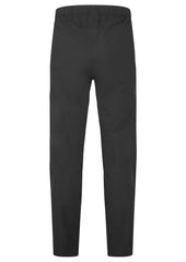 Rab Firewall pants gusseted knees highlight full mobility on climbs.