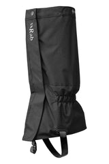 Rab Kangri GTX gaiter in black offering waterproof protection for trekking boots