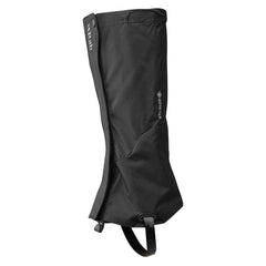 Rab Muztag GTX Pro Gaiter in black, over-the-calf design protects socks from moisture during alpine hikes