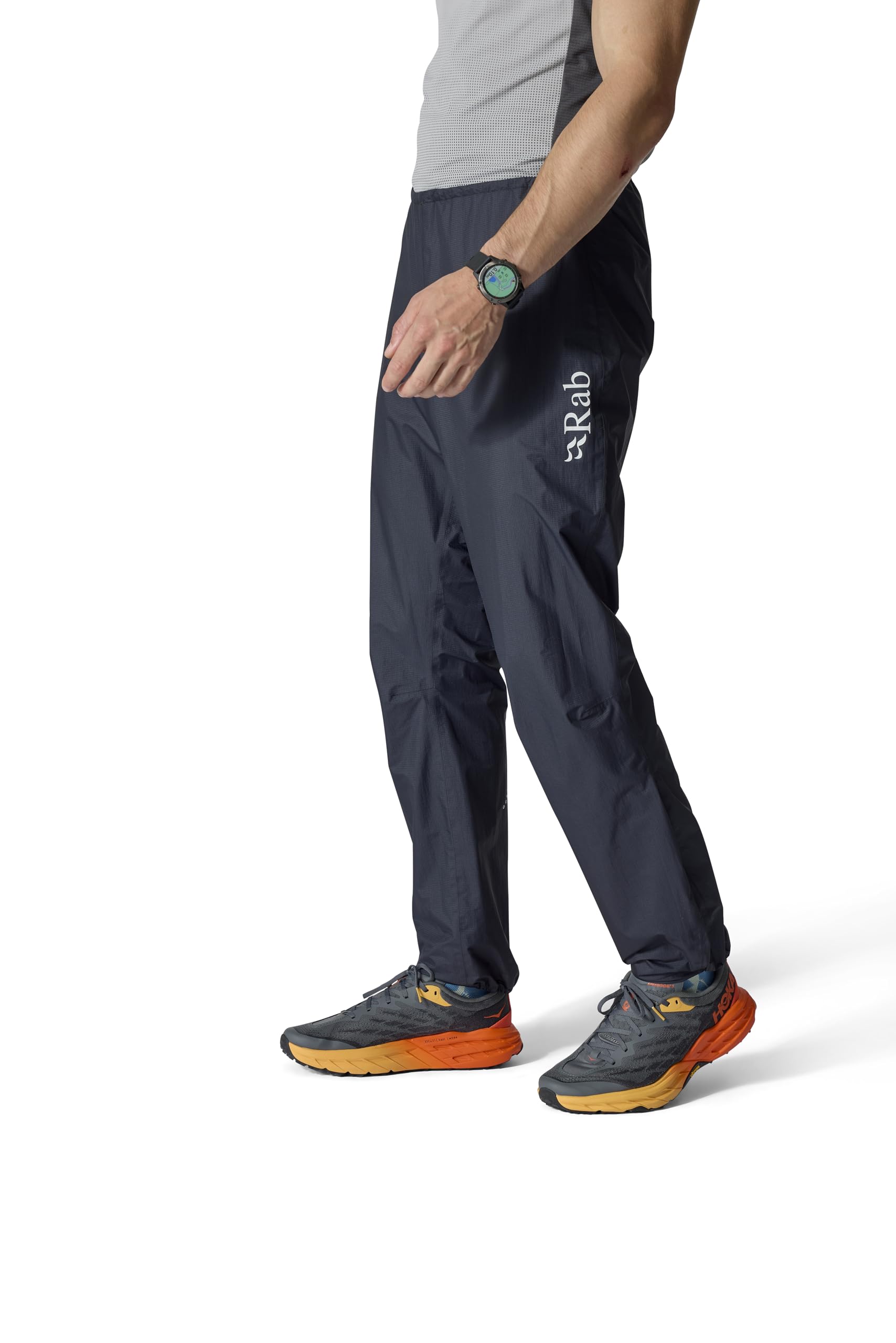 Rab Phantom Pants integrated stuff sack facilitates compact packing