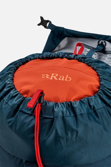 Rab Protium ND33L Orion Blue hipbelt pocket for snacks and gels