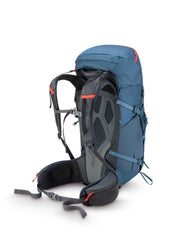 Rab Protium ND33L Orion Blue interior pocket showing organized storage for valuables
