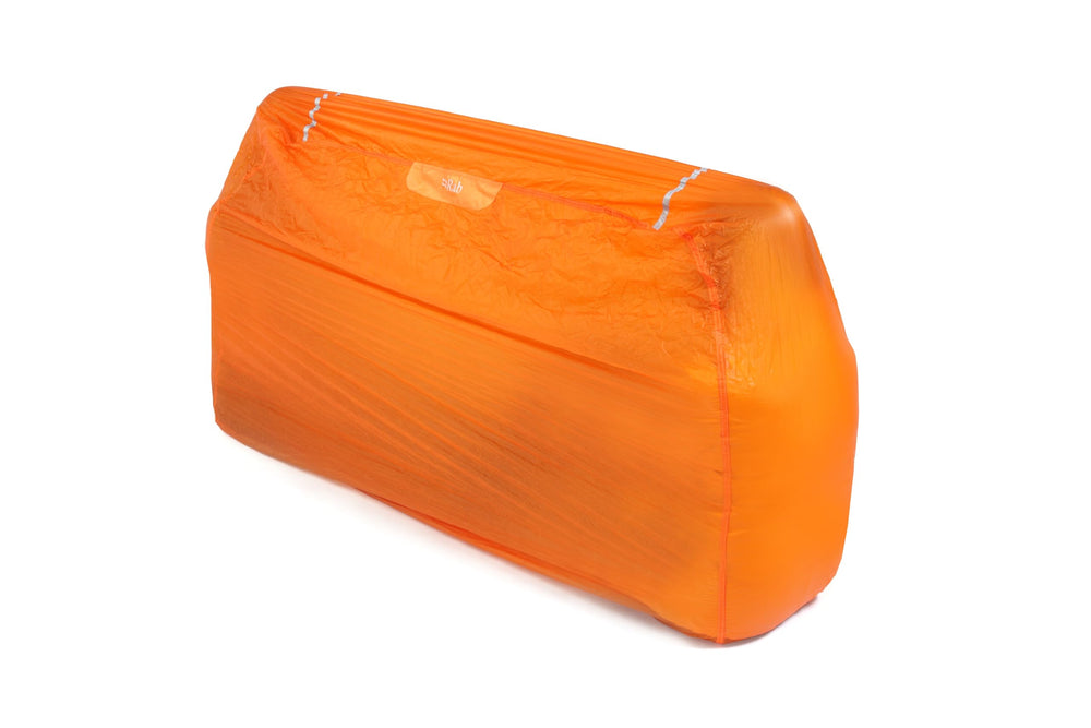 Rab Superlite Shelter two-person emergency bivouac in orange; ultralight protection for backcountry adventures