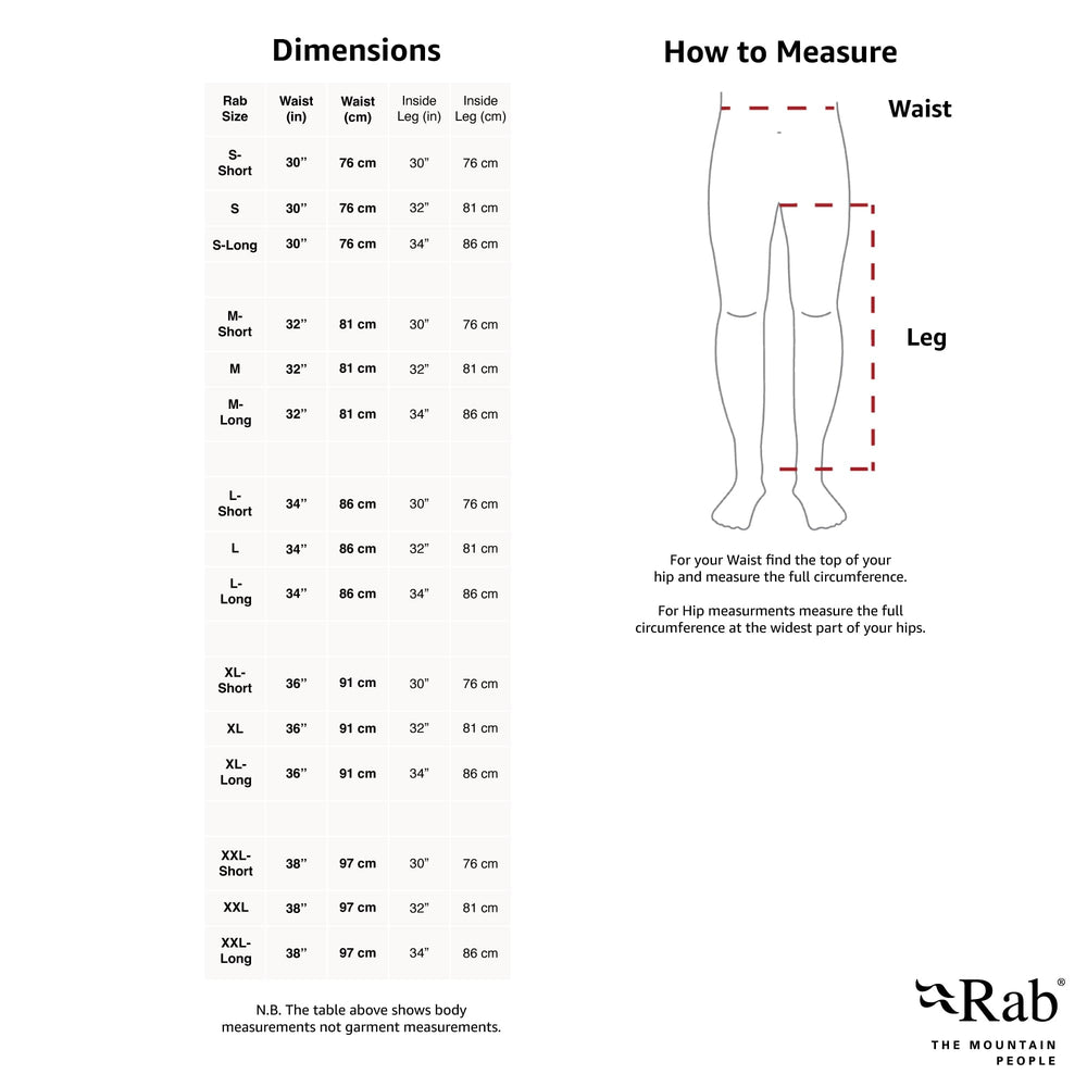 Rab Talus Light Shorts Motiv Aero inner brief delivers quick-drying moisture-wicking support