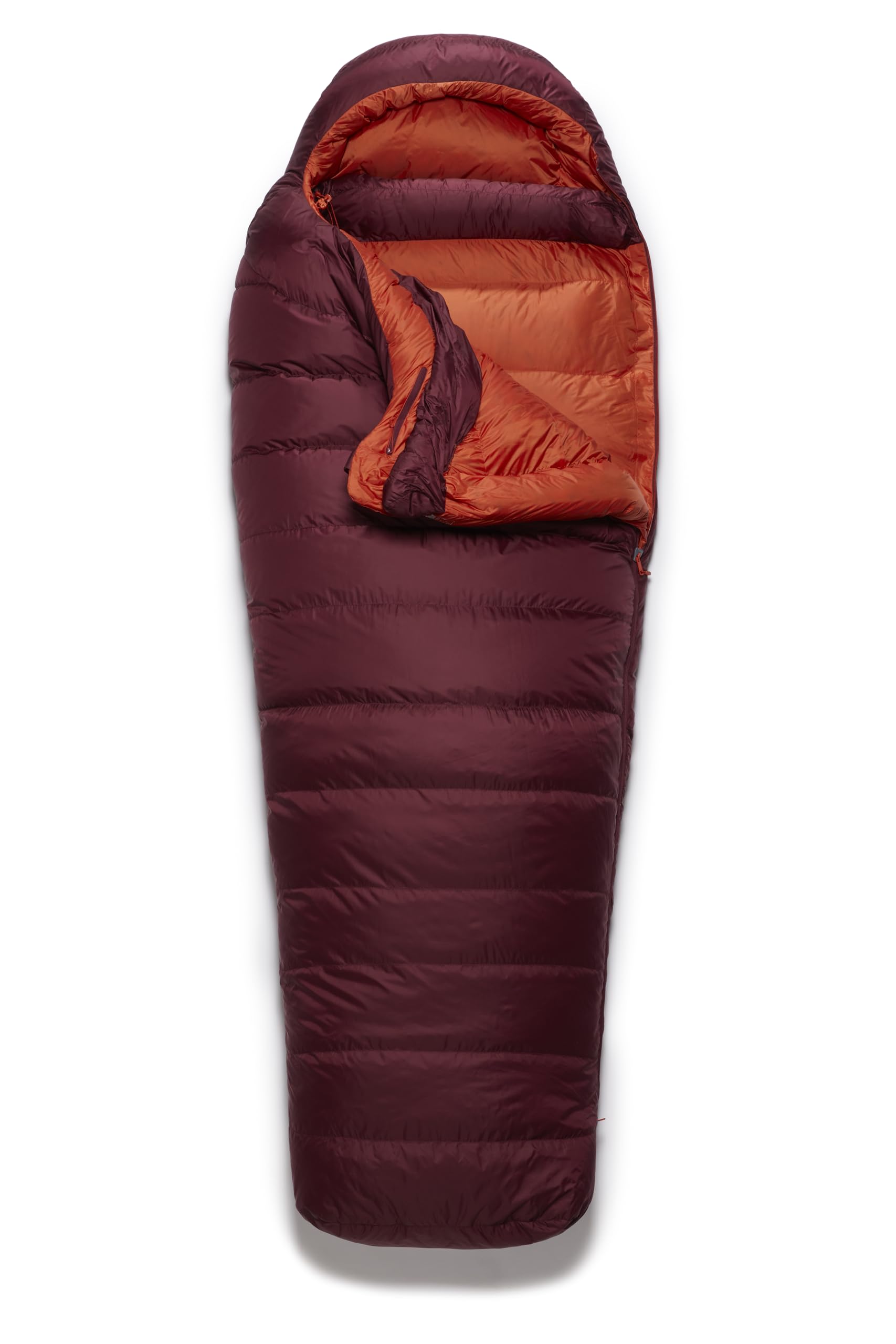 Rab Women's Ascent down bag packed in its stuff sack for travel