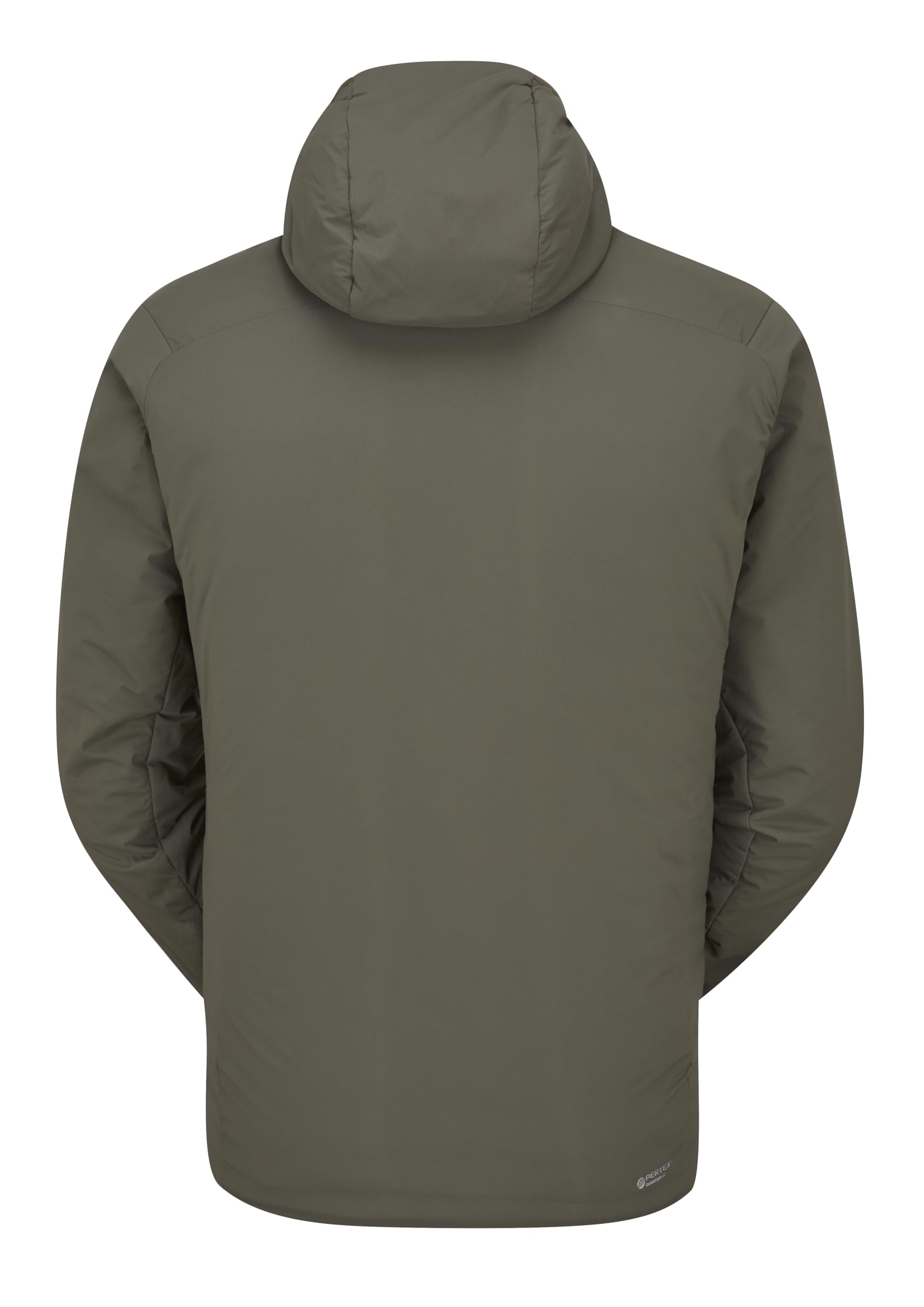 Rab Xenair Alpine Light Hooded Insulated Jacket side view highlights wind resistance and layering comfort