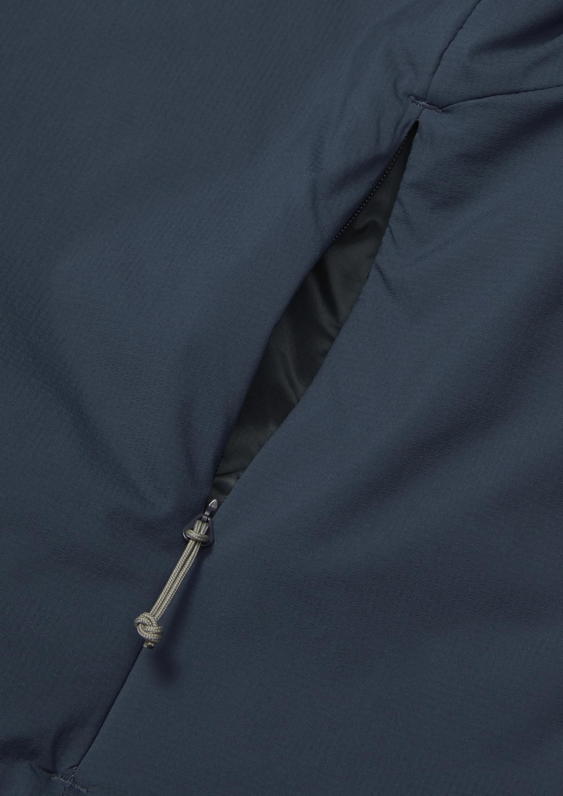 Rab Xenair Alpine Light jacket back view highlights streamlined alpine fit.