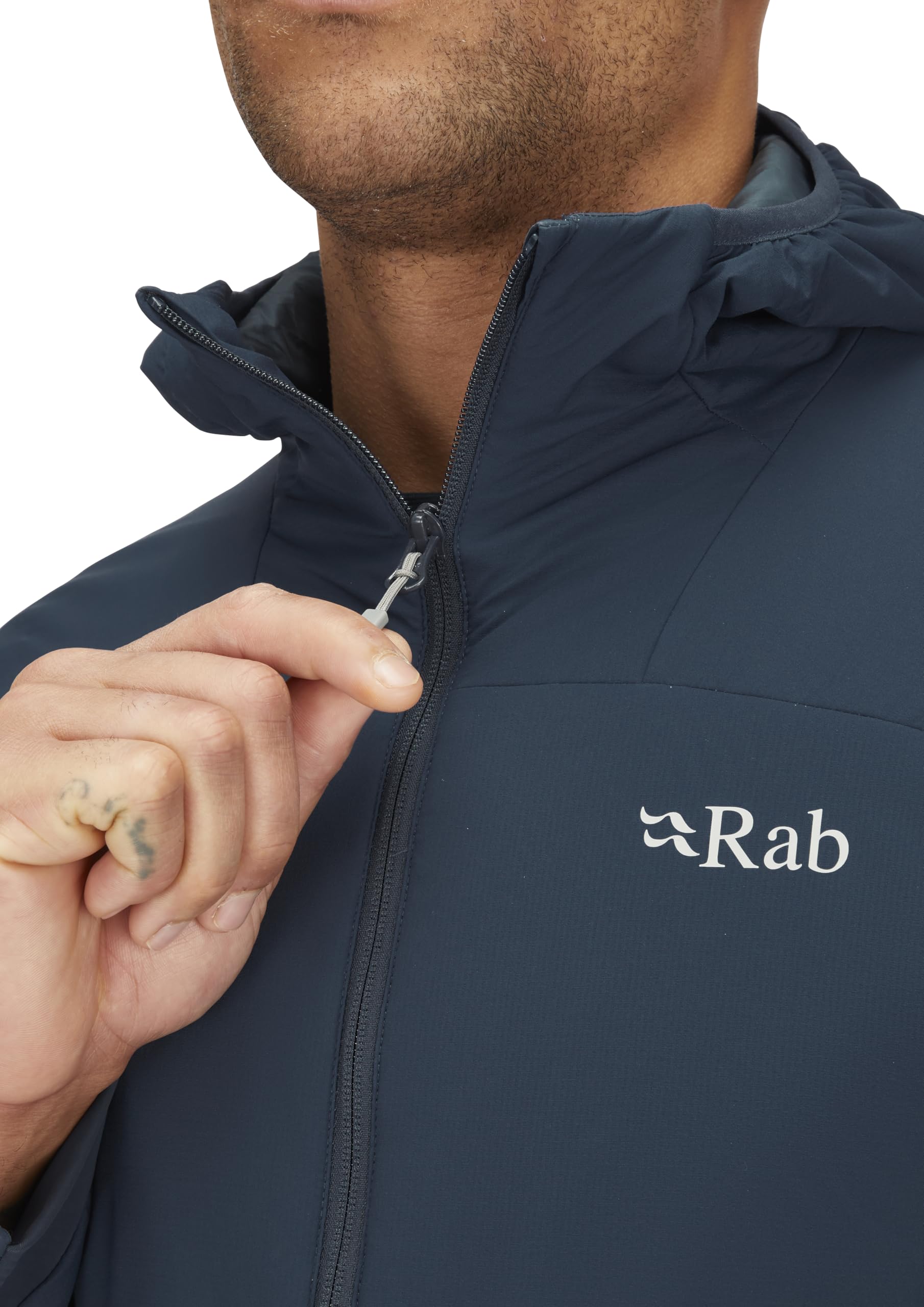 Rab Xenair Alpine Light packed view demonstrates compact carry.