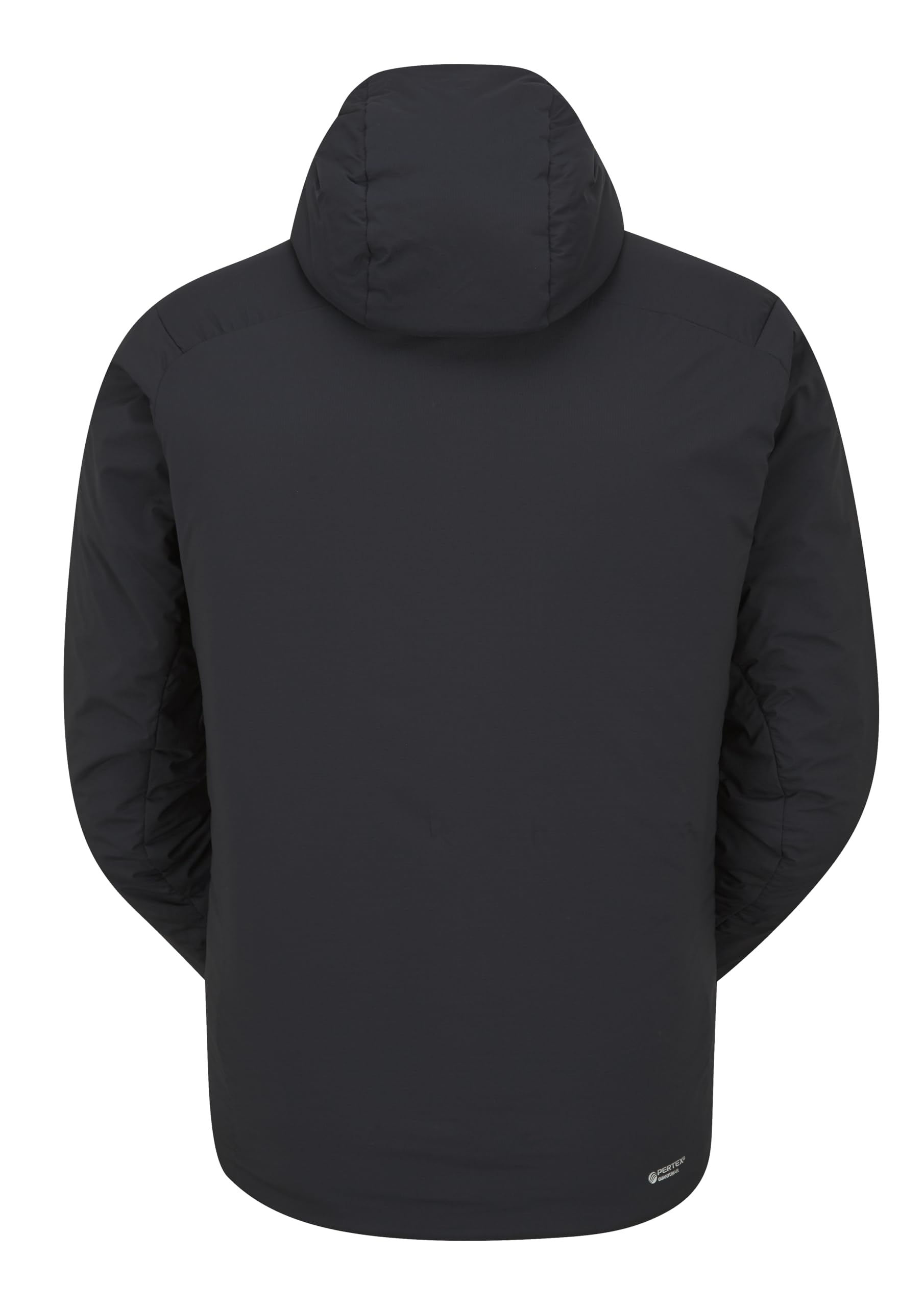 Rab Xenair Alpine Light Hooded Jacket worn during trekking demonstrates versatile warmth in cold conditions