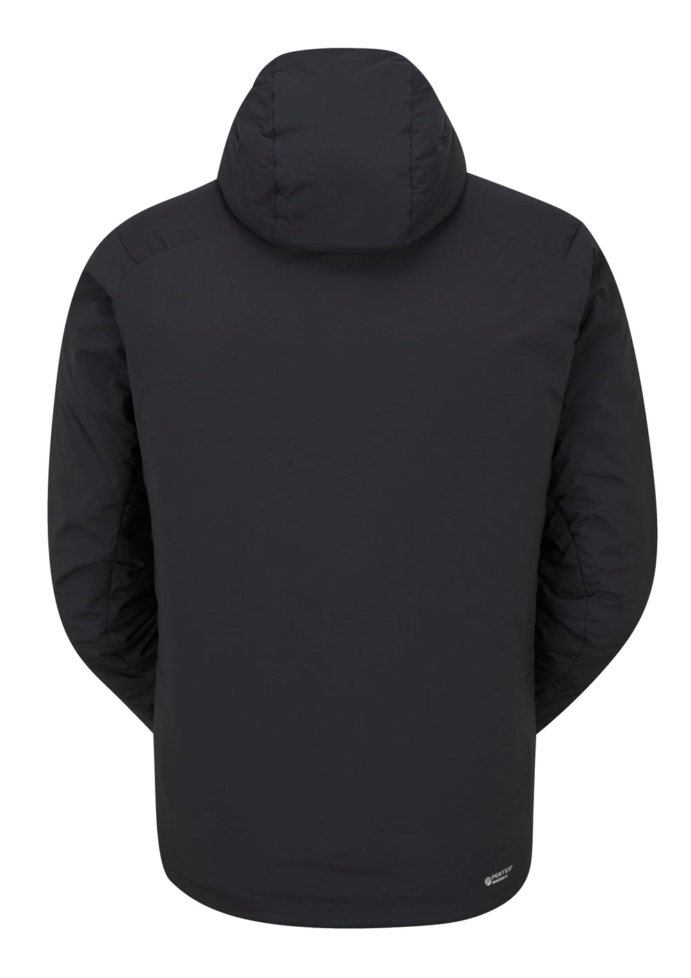 Rab Xenair Alpine Light Hooded Jacket worn during trekking demonstrates versatile warmth in cold conditions