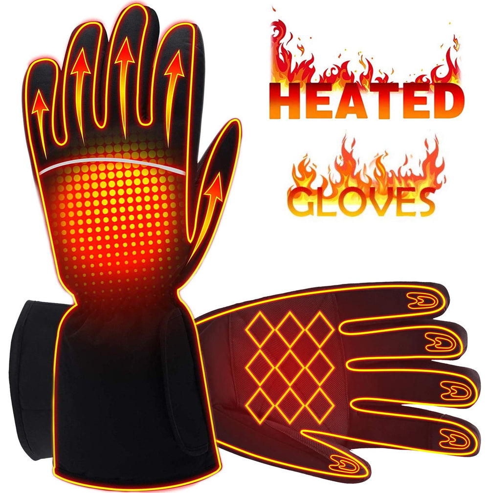 Rabbitroom heated gloves packaging with 5000mAh battery for extended warmth