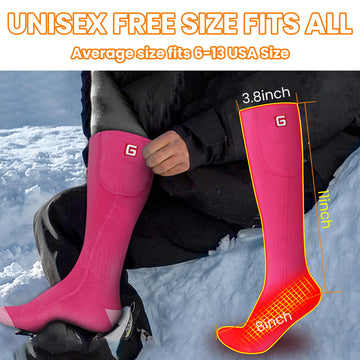 Rabbitroom heated socks battery packs for long-lasting warmth