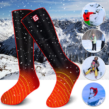 Rabbitroom heated socks in gift box suggest a thoughtful winter present.
