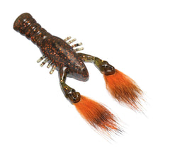 Rabid Baits Rabid Craw front view, a 3 inch crayfish lure for versatile fishing.