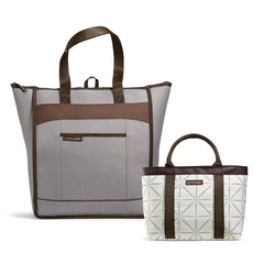 Rachael Ray Chillout cooler tote exterior pocket for quick access and organization.