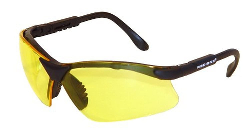 Radians Revelation Shooting Glasses with Amber Yellow Lens and Black Frame