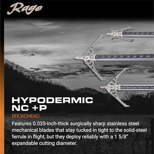 RAGE Hypodermic tip closeup shows precision penetration and deployment